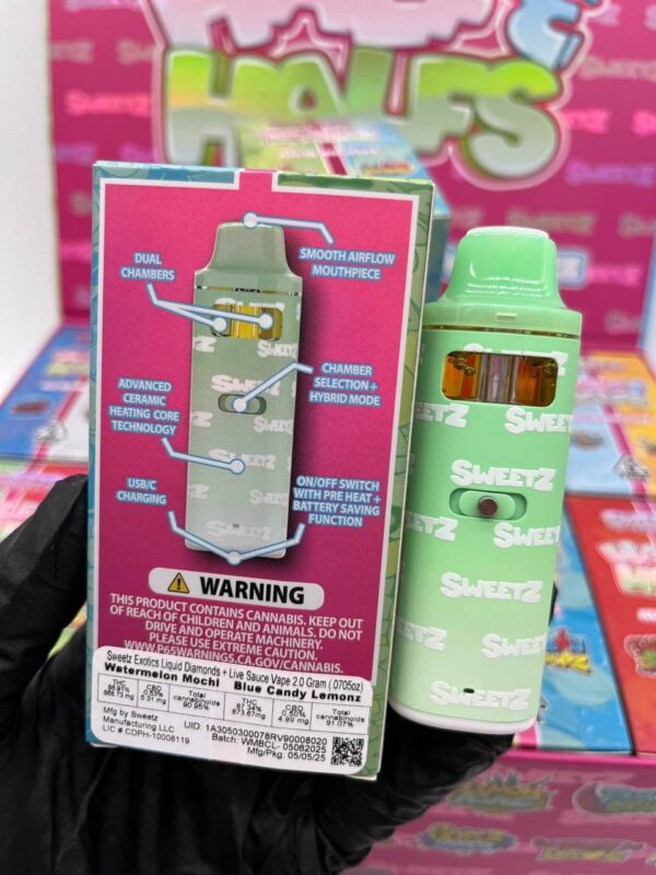 sweetz exotics 2g disposables