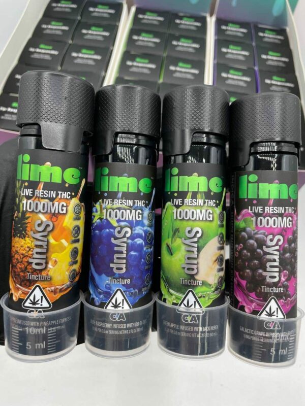 lime live resin thc syrups